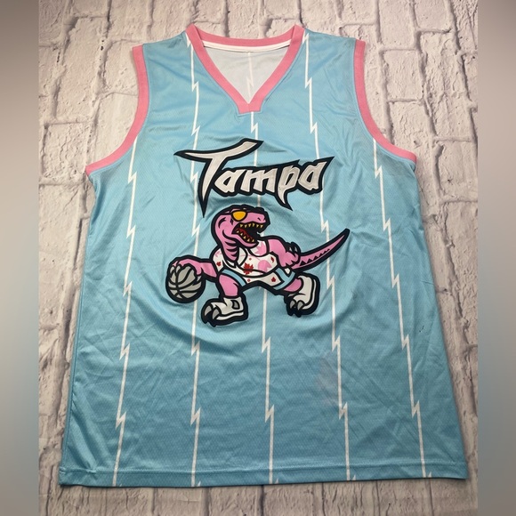 Tampa Bay Raptors “Toronto Raptors” Basketball Jersey Limited Edition Sz L - Picture 1 of 7